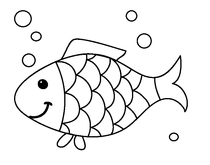 Spokojna ryba Kolorowanki Online
