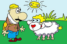 Pasterz i owca