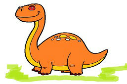 Dinozaur Brontosaurus