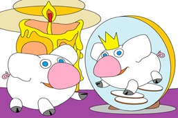 Świnka i krzywe lustro