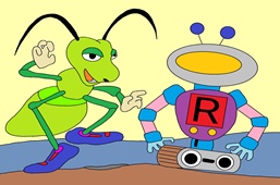 Świerszcz i robot