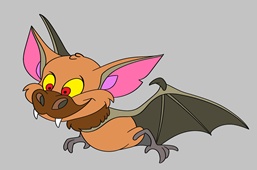 Halloweenowy Nietoperz